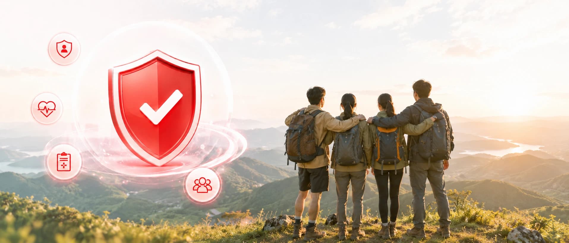 Gia đình và lá chắn bảo vệ cho bảo hiểm tai nạn